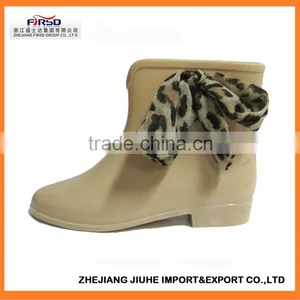 2013 Ladies' Cheap Ankle PVC Rain Boots thumbnail-1