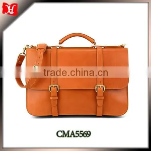 2014 Fashion Leather Bag Wholesale Men Laptop Bag Fancy Pure Leather Laptop Bags thumbnail-1