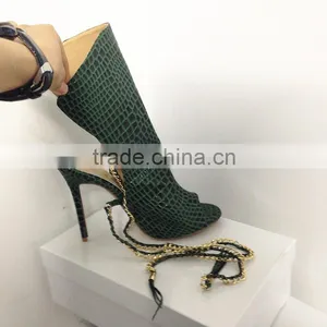 China Manufacturers Top Quality Wedge Sandals Shoes Low Price Women Leather Sandal Boots thumbnail-3