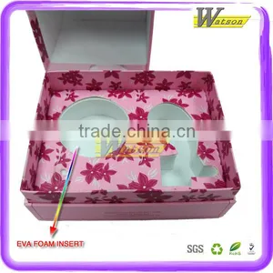 Factory Manufacture Cosmetic Cardboard Gift Packing Box With Eva Foam Packaging Interior thumbnail-5