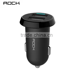 Ditor Series Car Charger Kit for Universal Mobile Phone Original Rock 2.4A Fashion Double Car Charger MT-5578 thumbnail-5