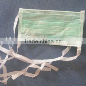 3-Ply Non-Woven Face Mask With Tie thumbnail-1