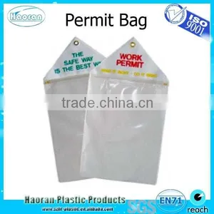 Letter a4 Size Vinyl Work Permit Wallet thumbnail-1