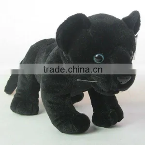 Lovely Plush Black Tiger Toy Factory Wholesale thumbnail-1