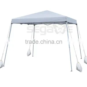 8' X8' EZ POP UP Canopy Wedding Party Folding Gazebo Beach Tent Market Event thumbnail-5