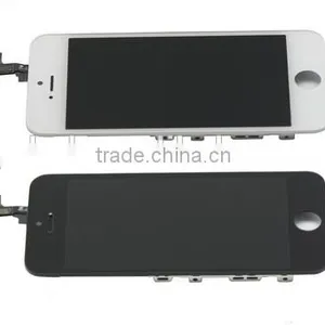 5s Black and White Color Glass With Touch Screen, Digitizer Glass Replacement for Iphone thumbnail-1
