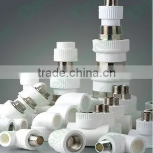 PPR FITTINGS PPR PIPE PPR ELBOW Coupler Tee Valve Plug Clip thumbnail-1