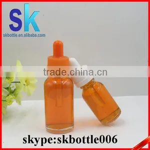 1oz Clear Glass Bottle With Dropper thumbnail-5
