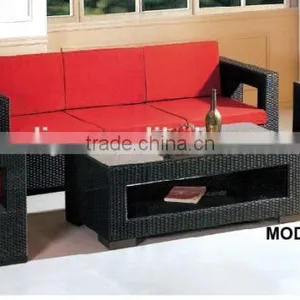 Modern Luxury Outdoor Leisure Rattan/wicker Sofa Set thumbnail-1