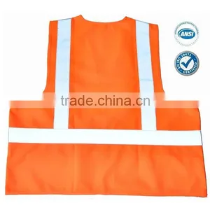 hi Viz Orange Safety Vest thumbnail-2