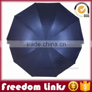 21 Inch 10K 3 Folding Umbrella With Case thumbnail-4