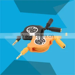 Newest Arrival Portable Female to Male Audio Line for Car thumbnail-1
