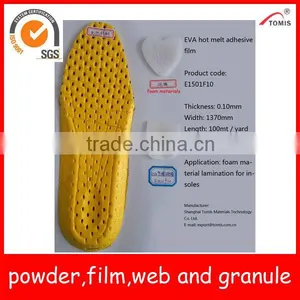 EVA Hot Melt Adhesive Film for Foam Materials Lamination for Insoles thumbnail-1