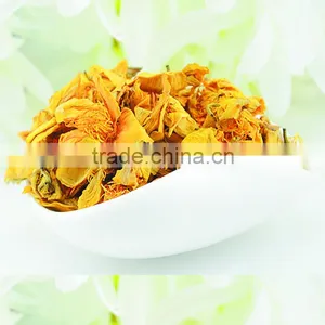 Top Quality China Mongolia Herbal Tea Use for Constipation Increase Immunity Jin Lian Hua Nasturtium Dry Globeflower Flower Tea thumbnail-2