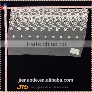 New Arrival Latest Design Fashion Handmade Organza Nylon Lace Fabric Wedding Lace Trim thumbnail-1