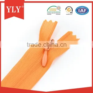 Beautiful Color Invisible Zipper With Water Drop Type Slider thumbnail-1