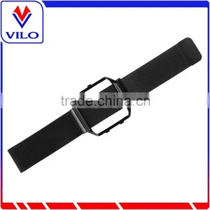 Metal Frame Housing With Magnet Lock Milanese Loop Stainless Steel Bracelet Strap Band for Fitbit Blaze Smart Fitness Watch thumbnail-1