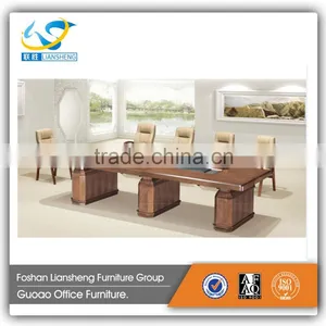China High Quality Solid Wood 10 Pers Luxury Meeting Room Desk Conference Table GAM8936 thumbnail-1
