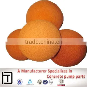 DN125 Rubber Sponge Ball for Concrete Pump Pipe thumbnail-1