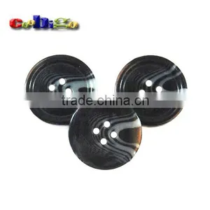 22.4mm(36L) Fashion Resin Grain Classical Buttons 4 Holes Sewing Craft DIY Accessories For Bag Garment #FLN007-22.4B thumbnail-3