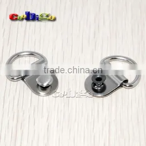 3/4" Metal D-Rings Nickel Plated Dee Rings For Bag Shoes Horse Gear Harness Picture Frame Hangers #FLQ087-S thumbnail-3