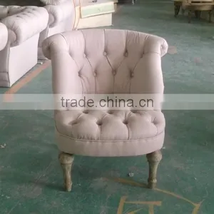 French Country Style Vinatge Wooden Leisure Chair thumbnail-2