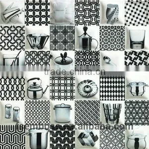 300*300mm Restaurant Kitchen Tile Floor Tiles Glazed Tile 3d Mosaic Tile Ceramic Wall Tile thumbnail-2
