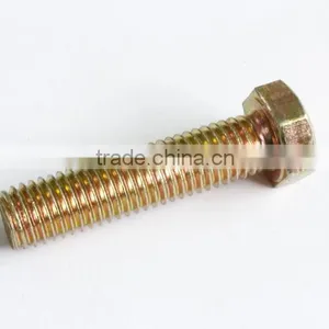 DIN933 Yellow Zinc Hexagon Bolts thumbnail-3