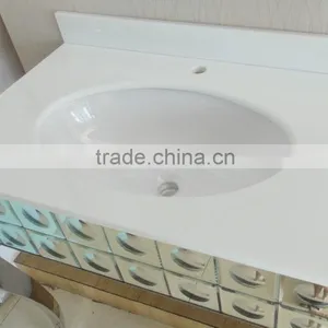 Simple Bathroom Vanity With Glass Mosaic N-002 thumbnail-3