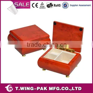 Personalized Velvet Custom Antique Wood Cheap Music Boxes thumbnail-1