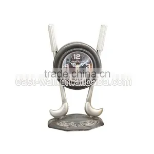 Personalized Art Work Craft Bike Metal Table Clock thumbnail-2