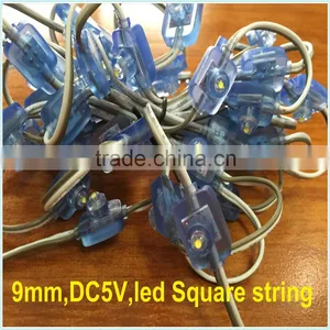 2016 Promotion RGB or Single Color Wedding Party Outdoor Solar String 9mm 50leds Christmas Light thumbnail-2