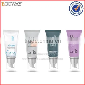High Class BB Cream Cosmetic Tube With Clear Screw Cap thumbnail-1