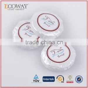 30g Hotel Round Soap in Paper Pleat Wrap Bath and Hand Soap for Men thumbnail-1