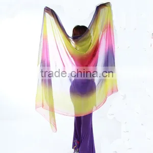SWEGAL Wholesale Belly Dance Silk Fan Dance Use Costume Many Colors Choose thumbnail-1