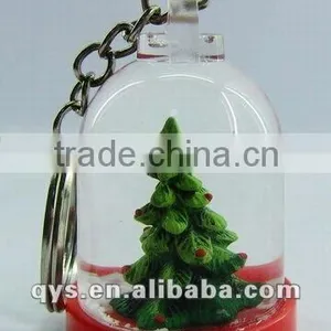 Acrylic & Resin Christmas Tree Key Chain/Key Ring thumbnail-1