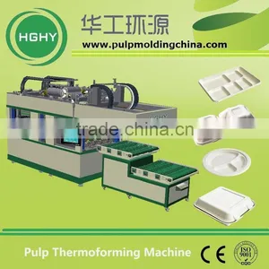 Virgin Pulp Thermoforming Machine Paper Plate Making Machine Suppliers thumbnail-1