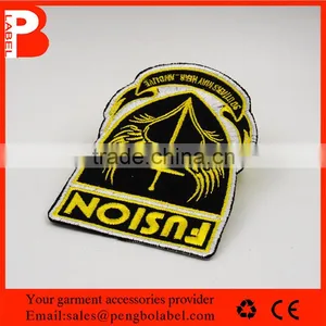 2016 Directly Factory Professional Customized Embroidery Label Badges thumbnail-2