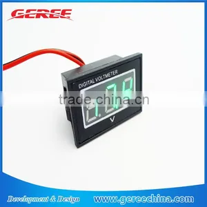 Waterproof Digital Voltmeter Green LED Car Motor Motorcycle Panel Meter thumbnail-2