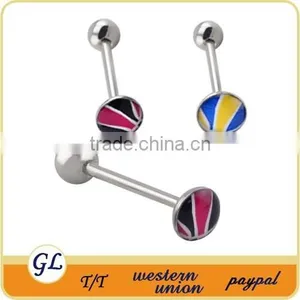 Fashion Stainless Steel Custom Tongue Rings thumbnail-1