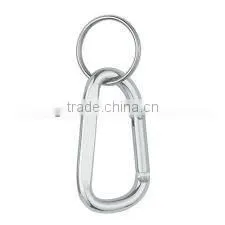 8mm Carabiner With Split Ring thumbnail-1