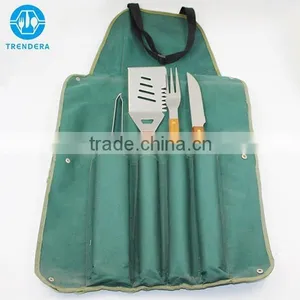 Best Wholesale Bbq Apron With Grill Tools Set Package thumbnail-1