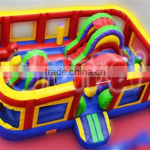 Cheap Attractive Inflatableobstacle Course for Children for Sale thumbnail-1