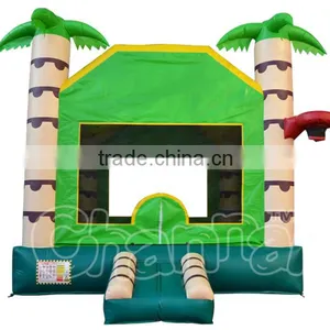 Wholesale Inflatable Palm Tree Boucer for Sale, Cheap Inflatable Jumping Bouncer for Kids Game thumbnail-1