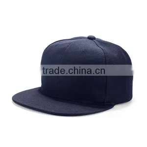 Plain Flat Snapback Hats No Logo thumbnail-5