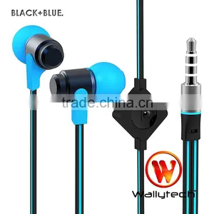 Wallytech WHF-116 Metal Earphones For 3.5mm Jack Phones thumbnail-1
