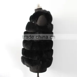 Hot Sale Pretty Good Clothing Brand Showmefur Fox Fur Vest thumbnail-2