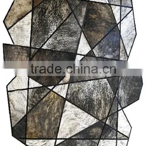 Geometric Cowhide Rug for Decoration thumbnail-1