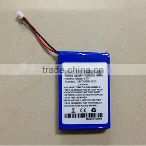 3.7 Volt Li-ion Aluminum Case Custom Battery 1400mAh Manufacturer With CE,ROHS,UL Certificates thumbnail-1