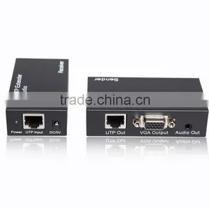 Converter Vga to Ethernet VGA Cat5/6 Extender With Audio Output up to 300m thumbnail-2